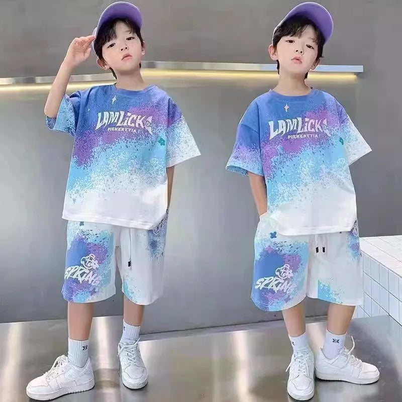 Boys gradient summer set